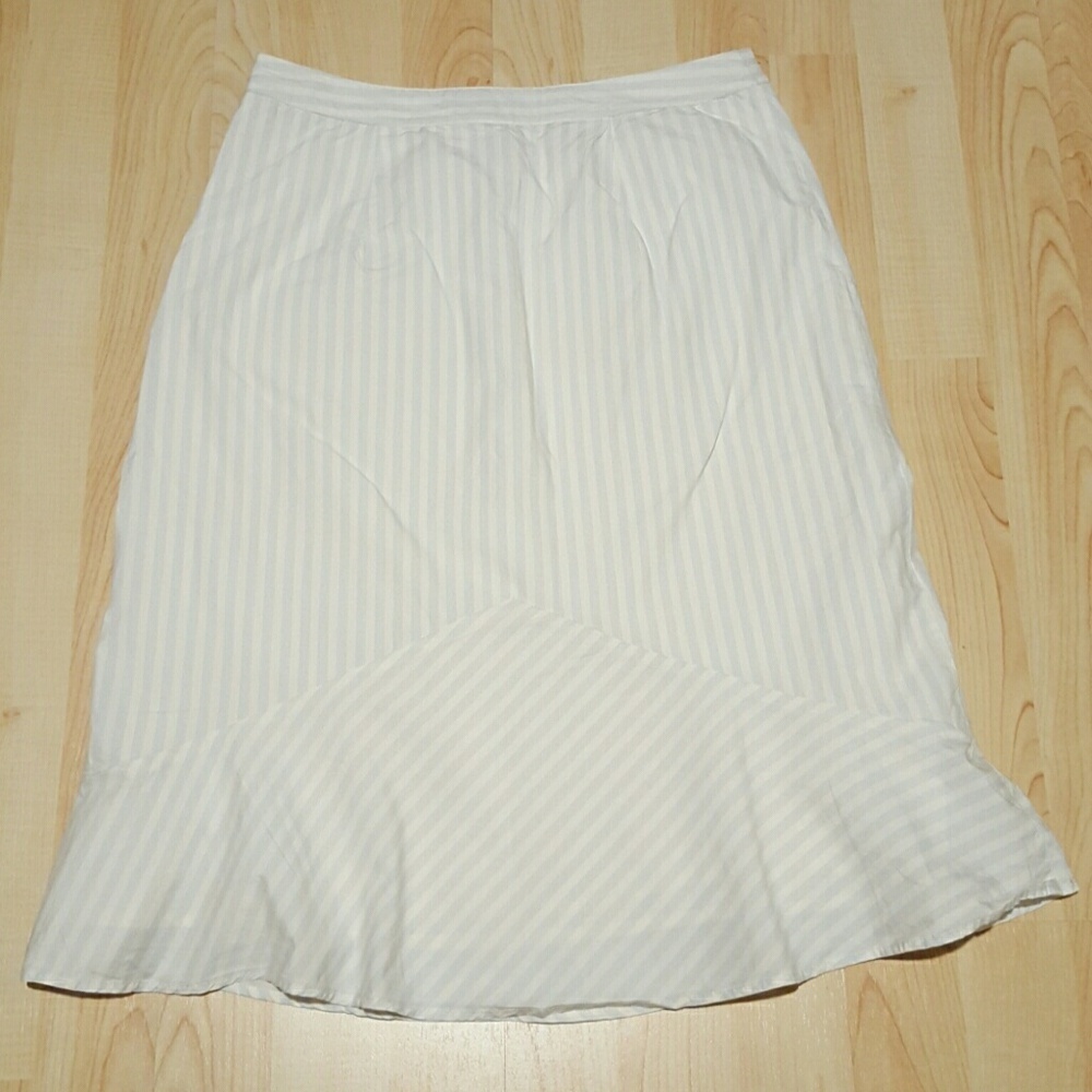Banana Republic Mermaid Striped Cotton Skirt Size 4